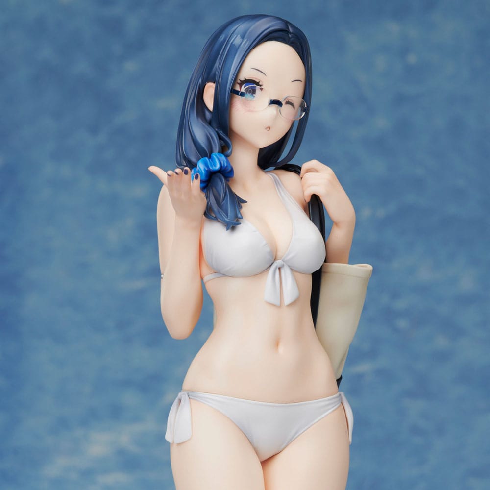 92M Illustration PVC Staty Myopic sister Date-chan Swimsuit Ver. Limited Edition 26 cm