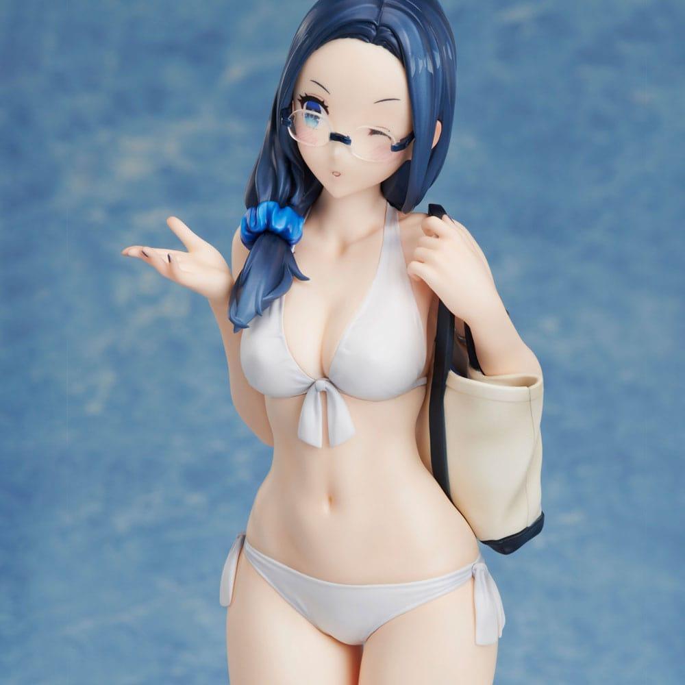 92M Illustration PVC Staty Myopic sister Date-chan Swimsuit Ver. Limited Edition 26 cm