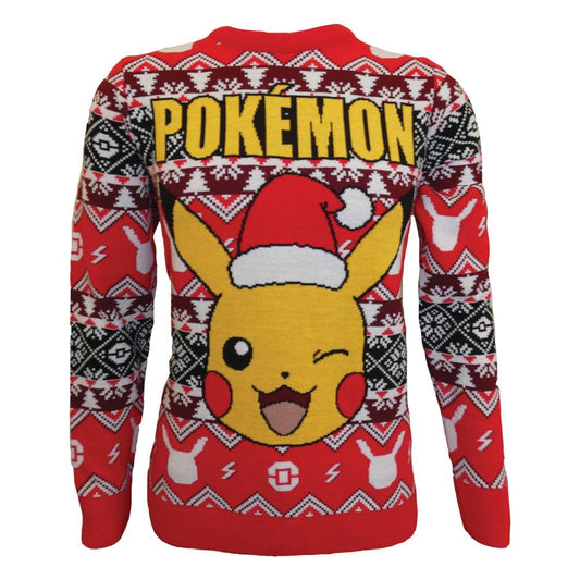 Pokémon Sweatshirt Christmas Jumper Pikachu Size XL