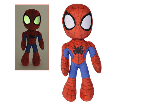 Marvel Gosedjur Glow In The Dark Eyes Spider-Man 25 cm