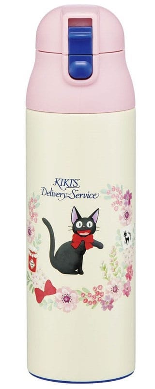 Kiki delivery's service Vattenflaska One Push Jiji Guirlande de fleurs 500 ml