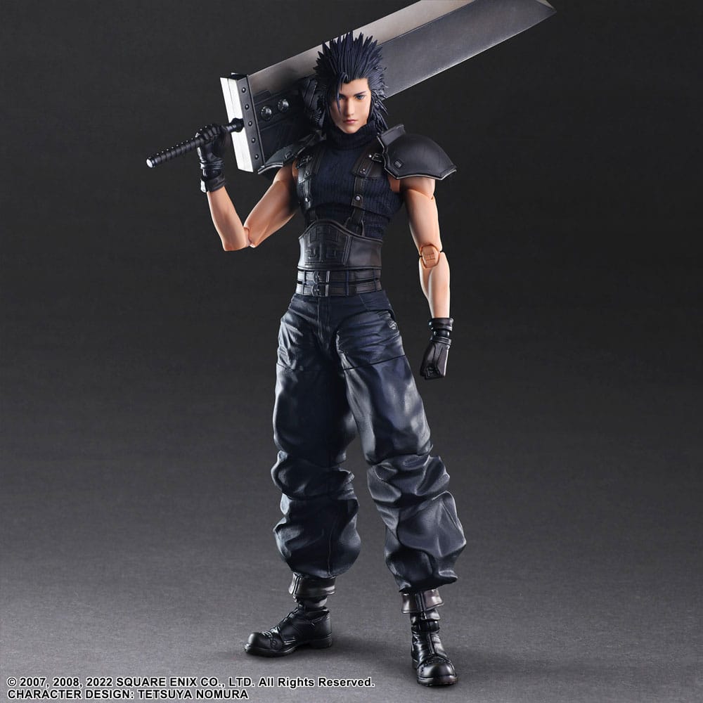 Final Fantasy VII Crisis Core Reunion Play Arts Kai Actionfigur Zack Fair Soldier 1St Class 27 cm