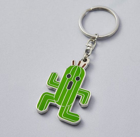 Final Fantasy Series Metal-Keychain Cactuar