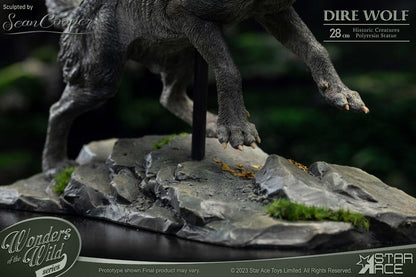 Wonders of the Wild Series Staty Dire Wolf 28 cm