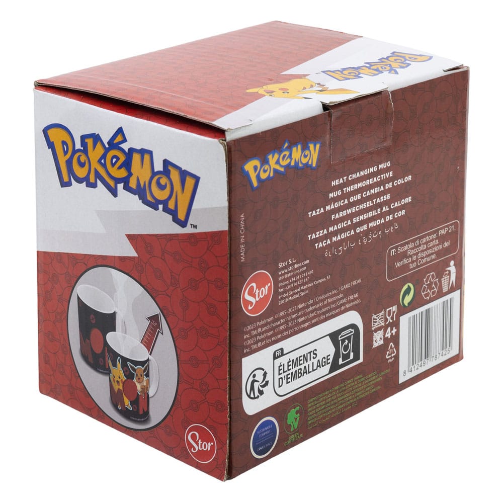 Pokémon Värmeförändrande Mugg 325 ml