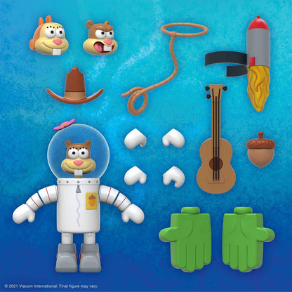 Svampbob Fyrkant Ultimates Actionfigur Sandy Cheeks 18 cm