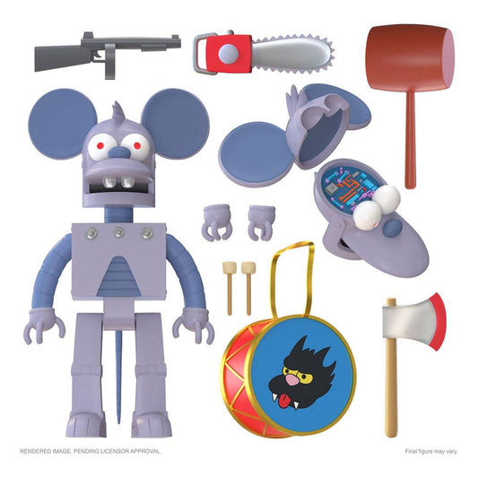 The Simpsons Ultimates Actionfigur Robot Itchy 18 cm