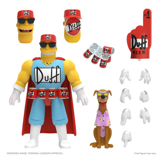 The Simpsons Ultimates Actionfigur Duffman 18 cm