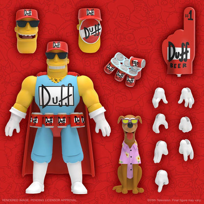 The Simpsons Ultimates Actionfigur Duffman 18 cm