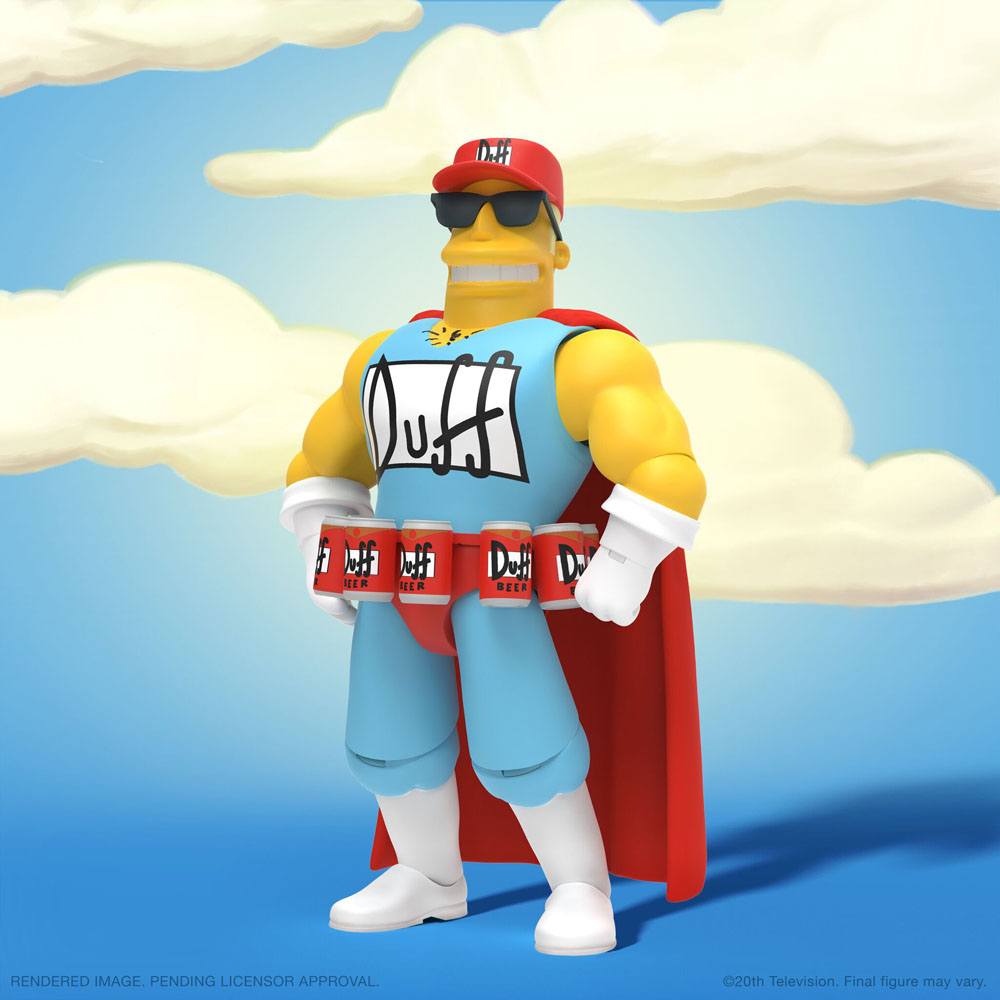 The Simpsons Ultimates Actionfigur Duffman 18 cm