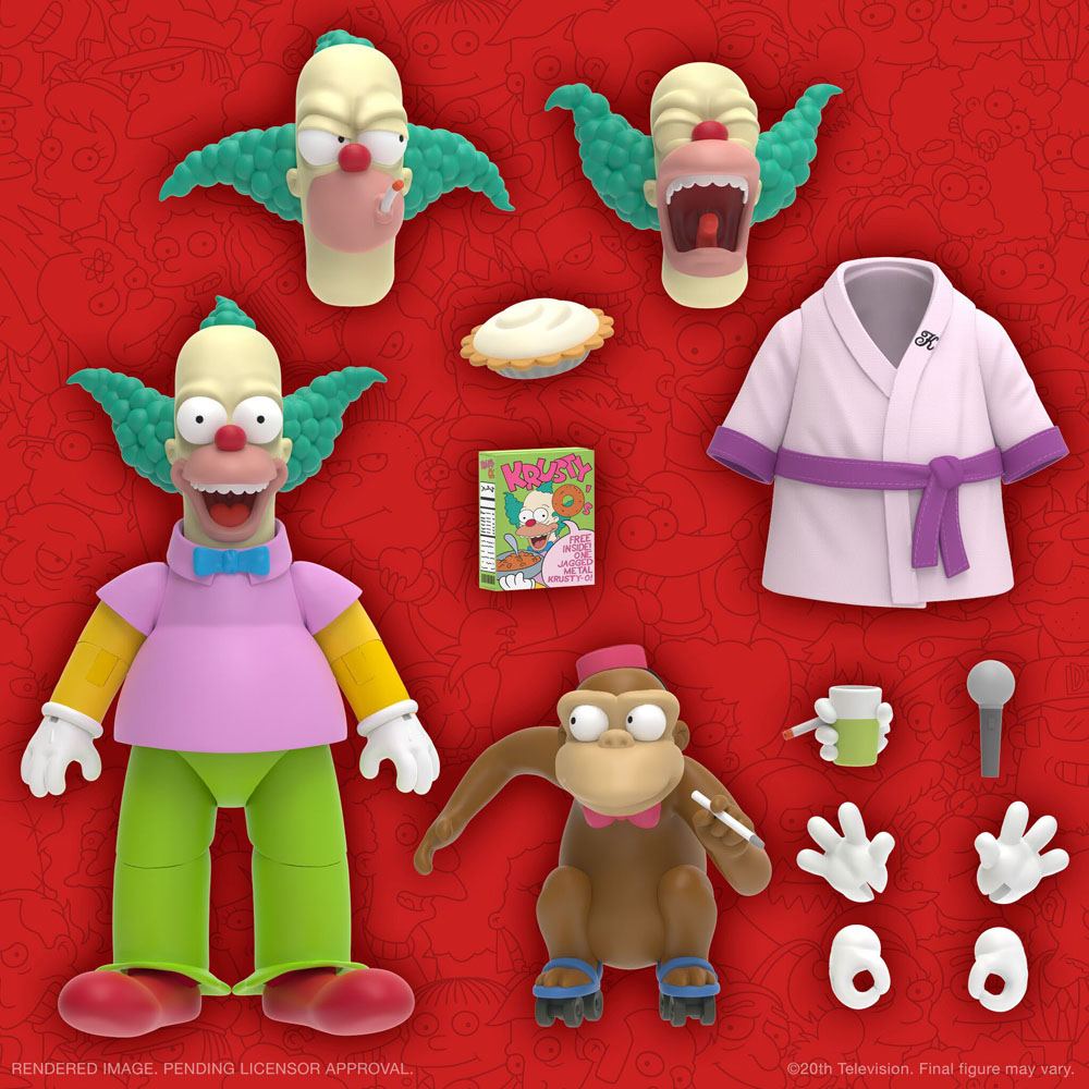 The Simpsons Ultimates Actionfigur Krusty the Clown 18 cm