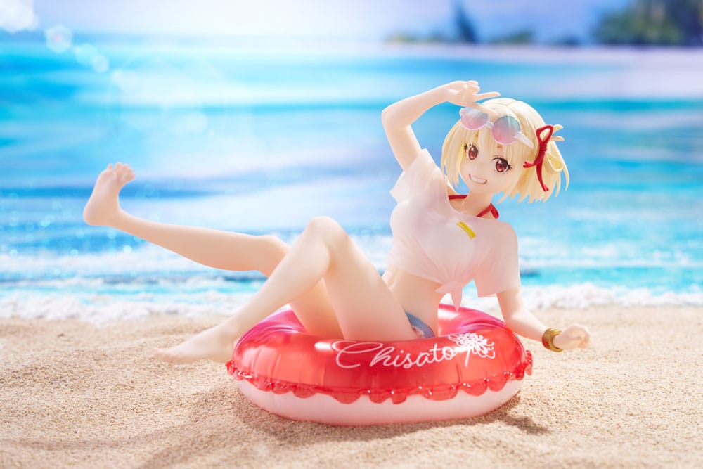 Lycoris Recoil Aqua Float PVC Staty Chisato Nishikigi 10 cm