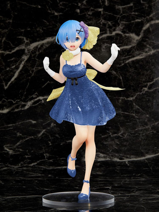 Re:Zero Precious PVC Staty Rem Clear Klänning Ver. Renewal Edition 23 cm