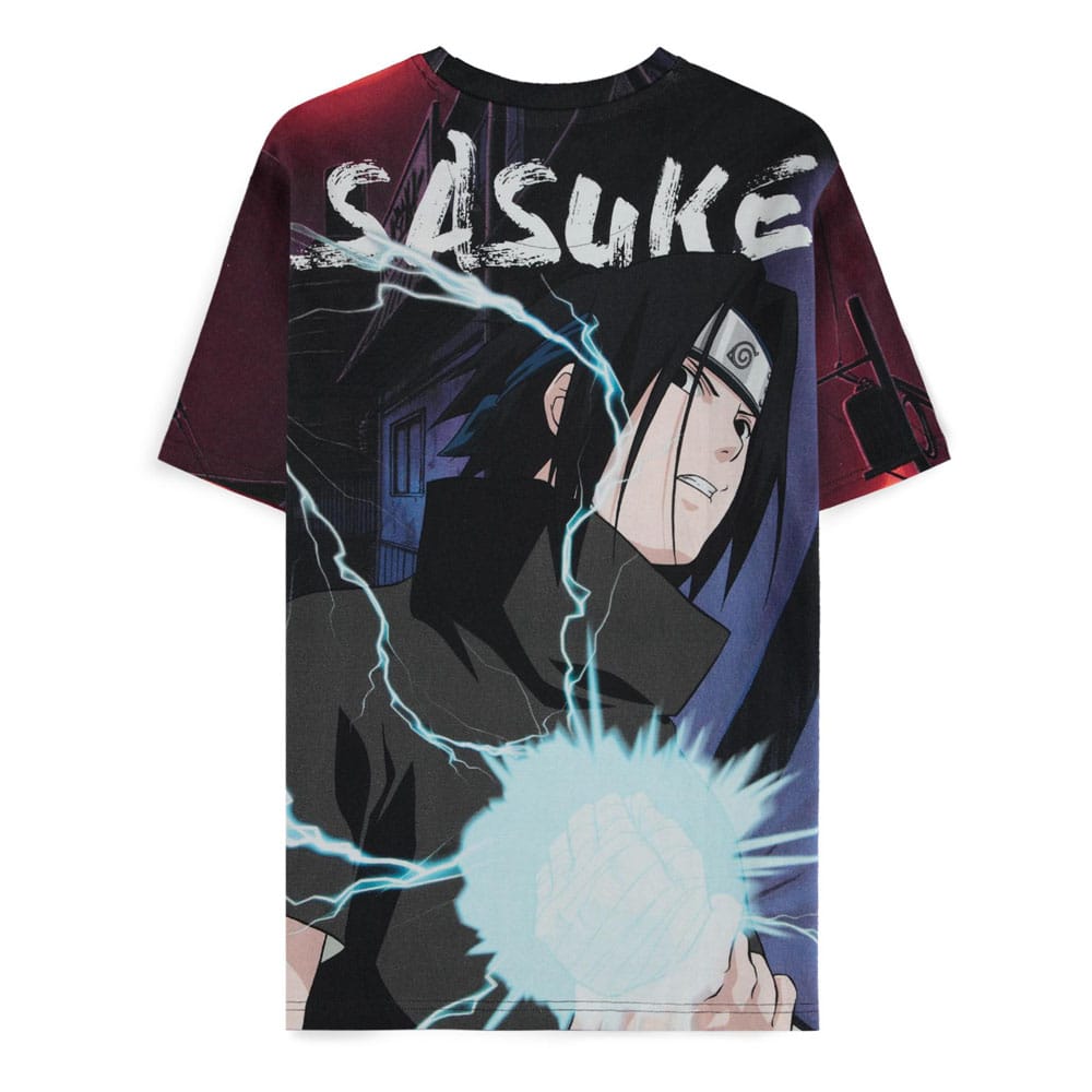 Naruto T-Shirt Mirage AOP Itachi & Sasuke - Storlek M