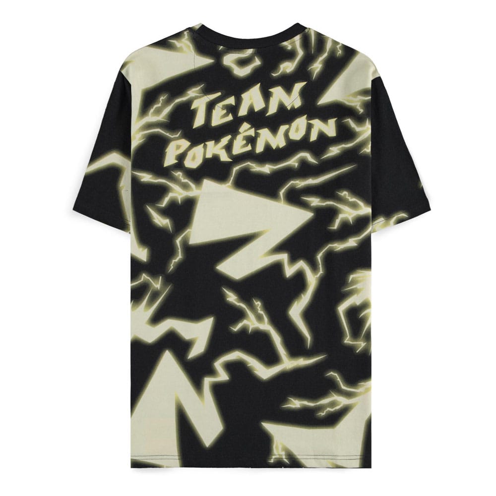 Pokémon T-Shirt Pikachu Lightning AOP Stl S