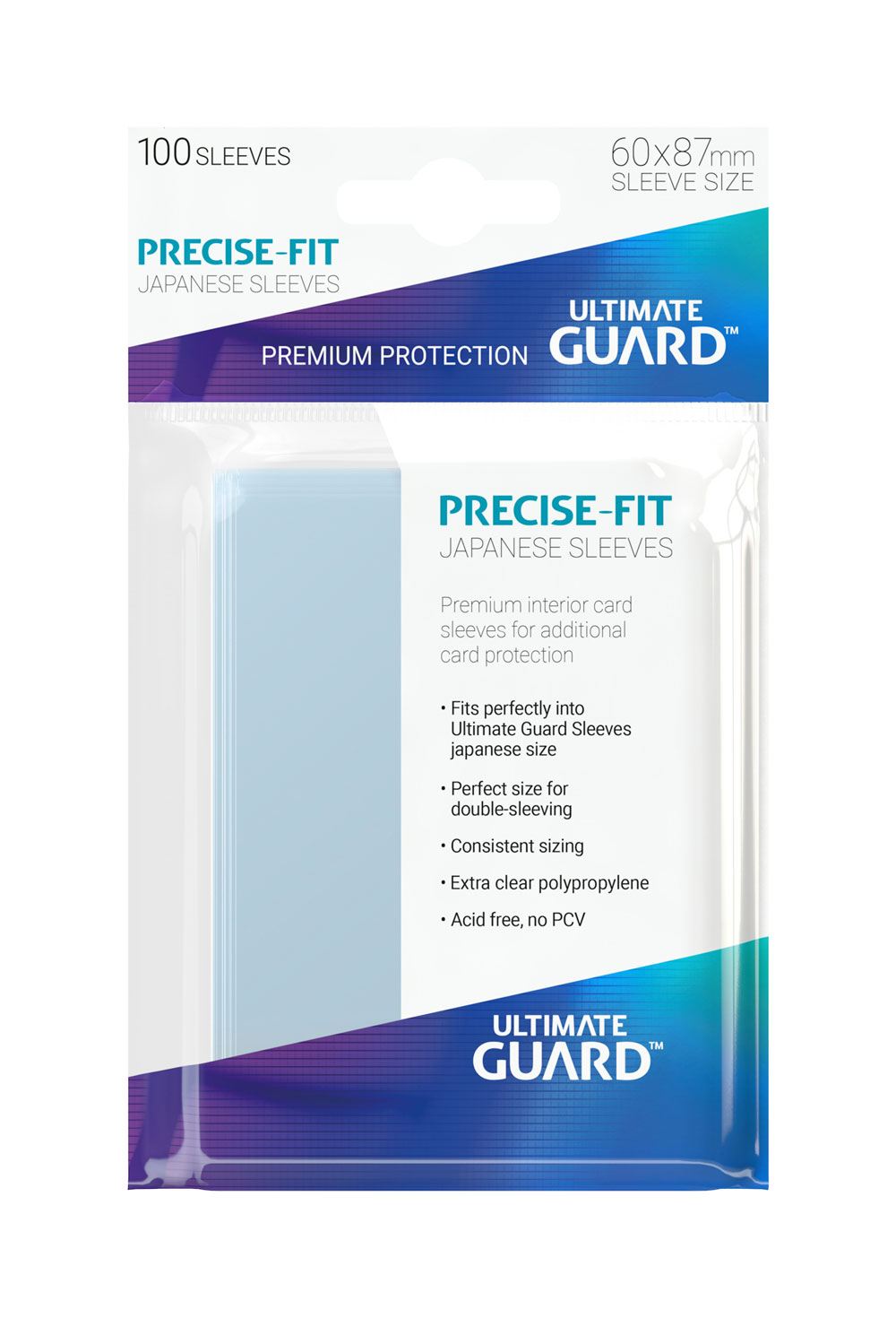 Ultimate Guard Precise-Fit Sleeves Japanese Size (100)