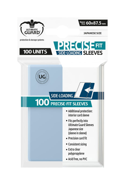 Ultimate Guard Precise-Fit Sleeves Japanese Size (100) - Side-Loading