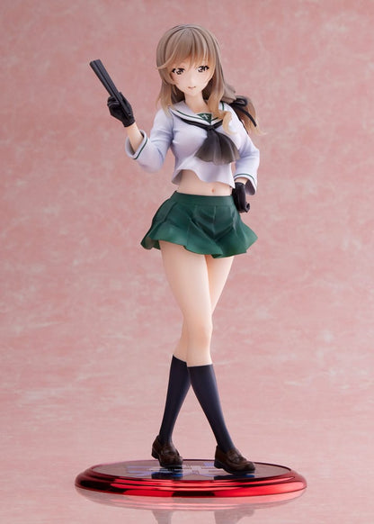 Oarai Girls High PVC Staty 1/7 Chiyo Shimada 25 cm