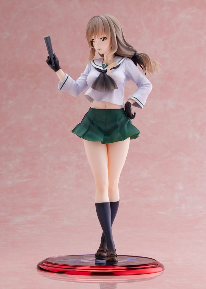 Oarai Girls High PVC Staty 1/7 Chiyo Shimada 25 cm