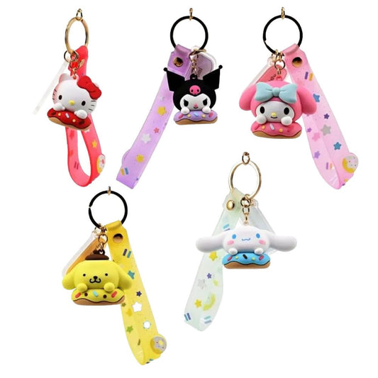 Sanrio Donuts Series Nyckelring with Hand Strap Hello Kitty and Friends Display (12)