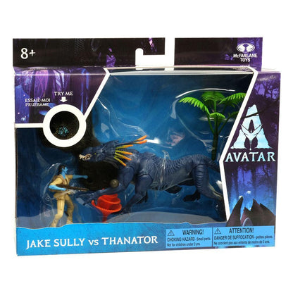 Avatar W.O.P Deluxe Medium Actionfigur & Vehicle Jake vs Thanator