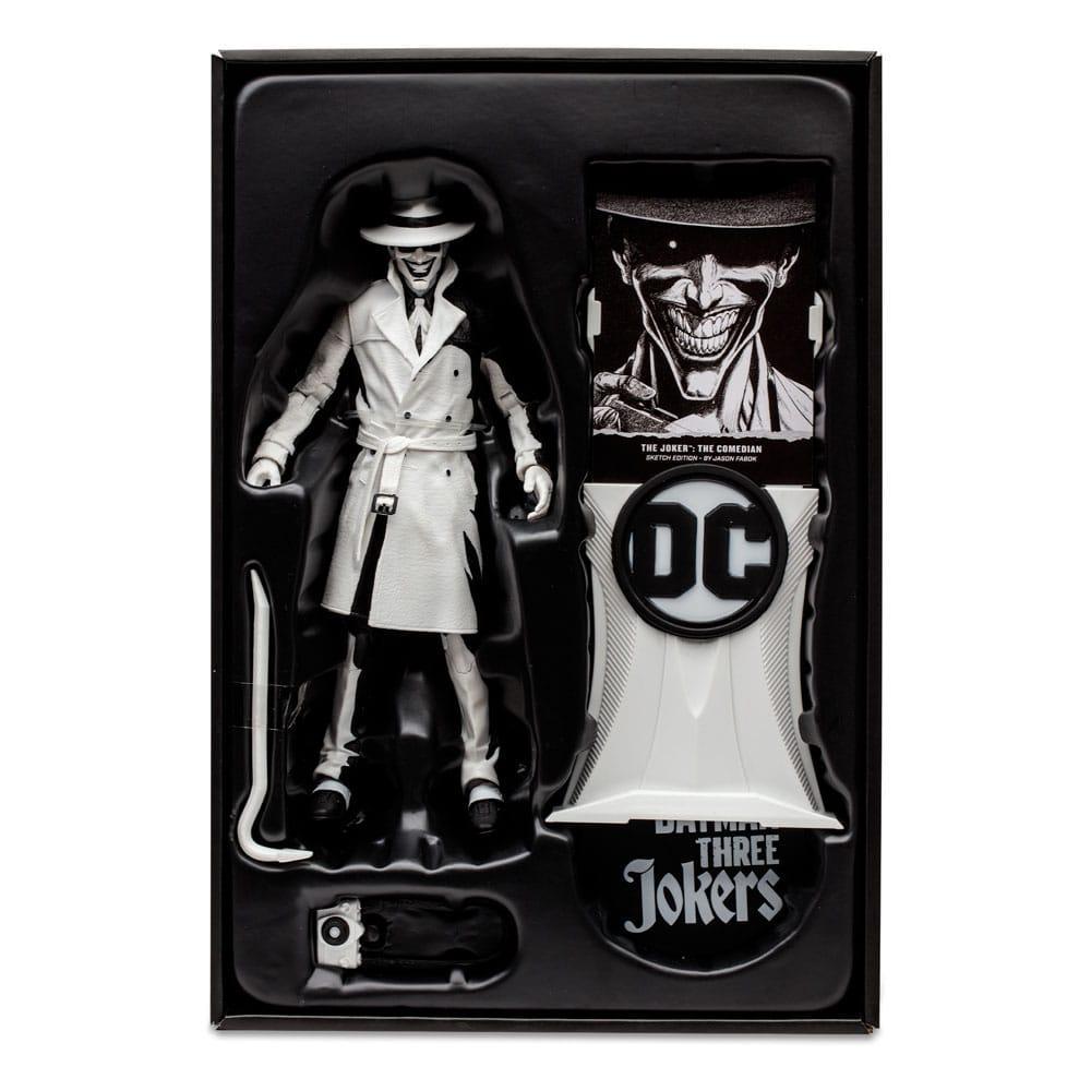 Batman: Three Jokers DC Multiverse Actionfigur The Joker: The Comedian Sketch Edition (Gold Label) 18 cm