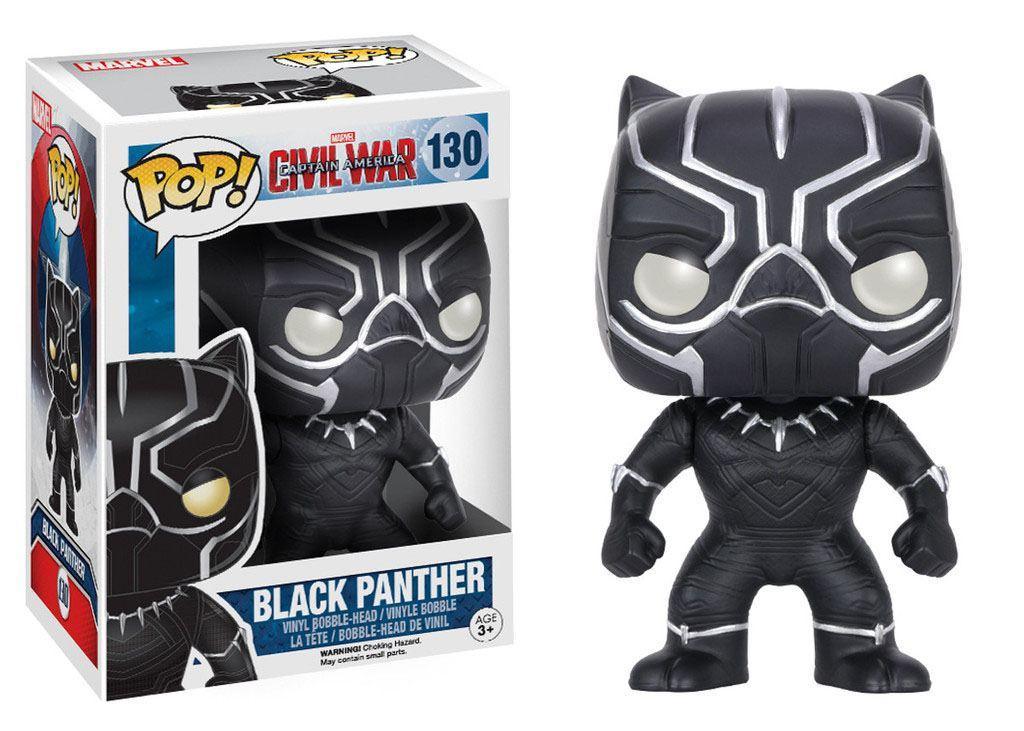 Captain America Civil War POP Vinyl Bobble-Head Black Panther 10 cm