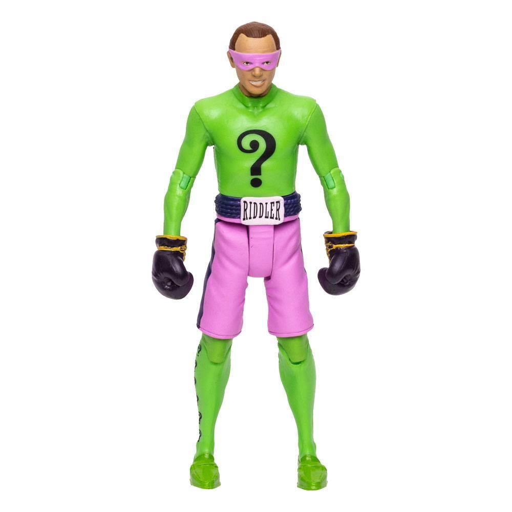 DC Retro Actionfigur Batman 66 The Riddler in Boxing Vantar 15 cm