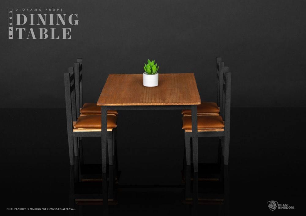 Diorama Props Series Dining Table Set