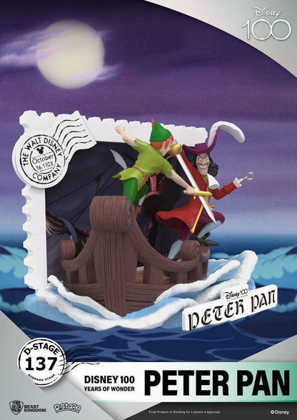 Disney 100th Anniversary D-Stage PVC Diorama Peter Pan 12 cm