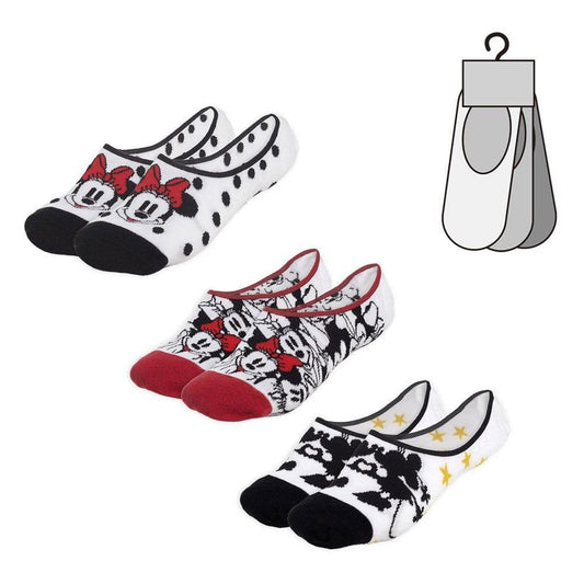 Disney Ankle Strumpor 3-packs Minnie assortment (6)