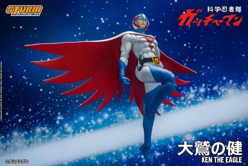 Gatchaman Actionfigur 1/12 Ken the Eagle 18 cm