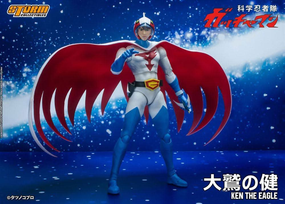 Gatchaman Actionfigur 1/12 Ken the Eagle 18 cm