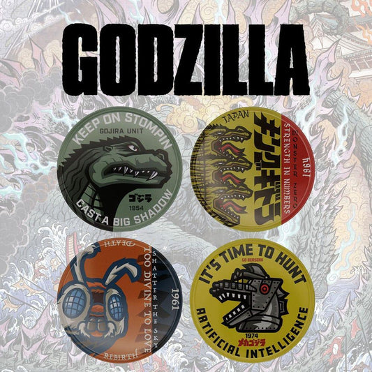 Godzilla Glasunderlägg 4-Pack