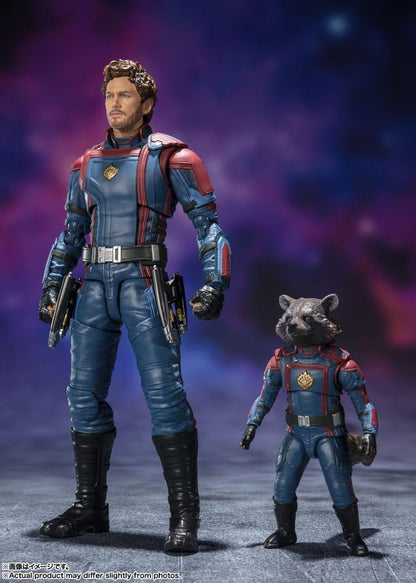 Guardians of the Galaxy 3 S.H. Figuarts Actionfigurer Star Lord & Rocket Raccoon 6-15 cm