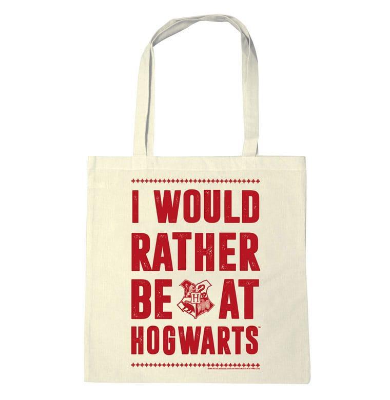 Harry Potter Tygkasse I Would Rather Be At Hogwarts