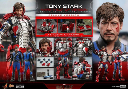 Iron Man 2 Movie Masterpiece Actionfigur 1/6 Tony Stark (Mark V Suit Up Version) Deluxe 31 cm