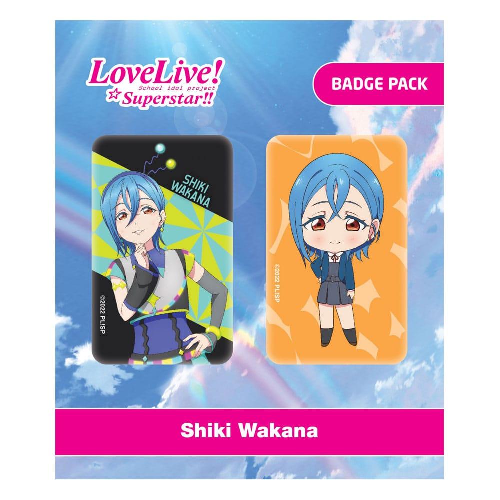 Love Live! Pin Emblem / Pins 2-Pack Shiki Wakana