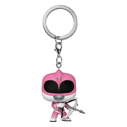 Power Rangers 30th POP Vinyl Nyckelringar 4 cm Pink Ranger Display (12)