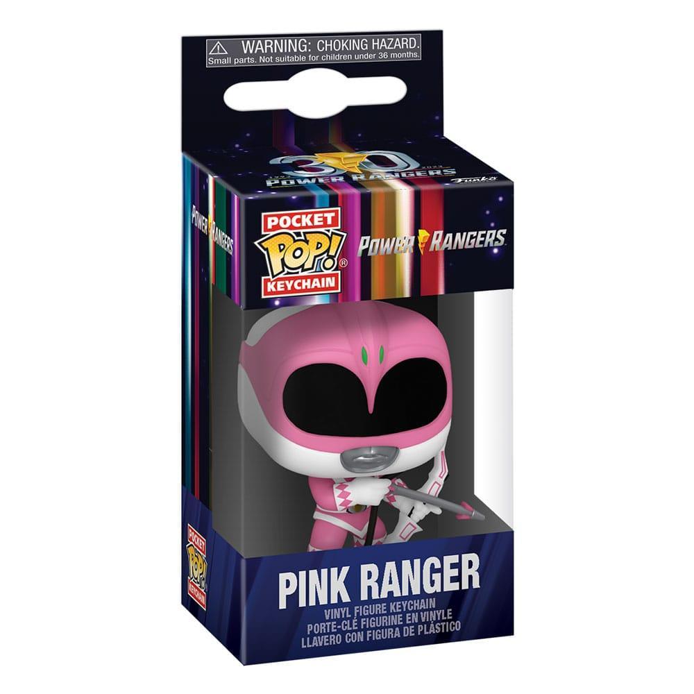 Power Rangers 30th POP Vinyl Nyckelringar 4 cm Pink Ranger Display (12)