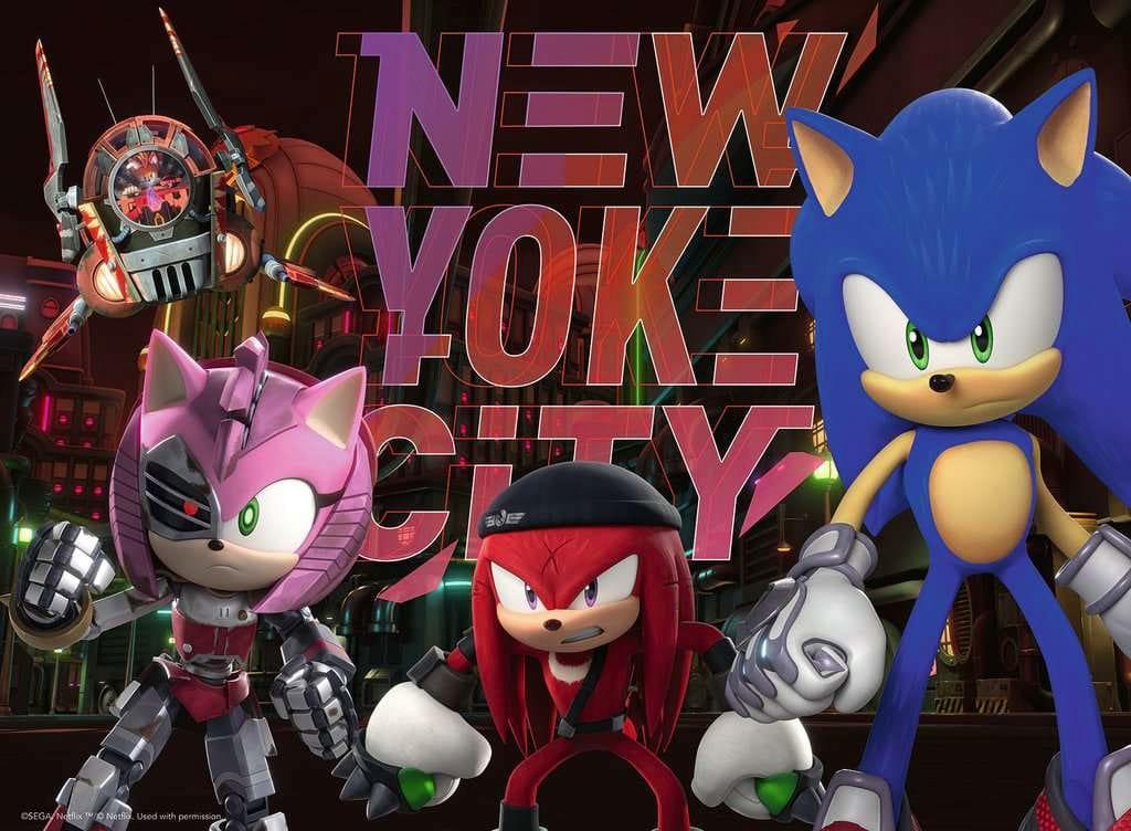 Sonic Prime Children's Pussel XXL New York City (300 bitar)