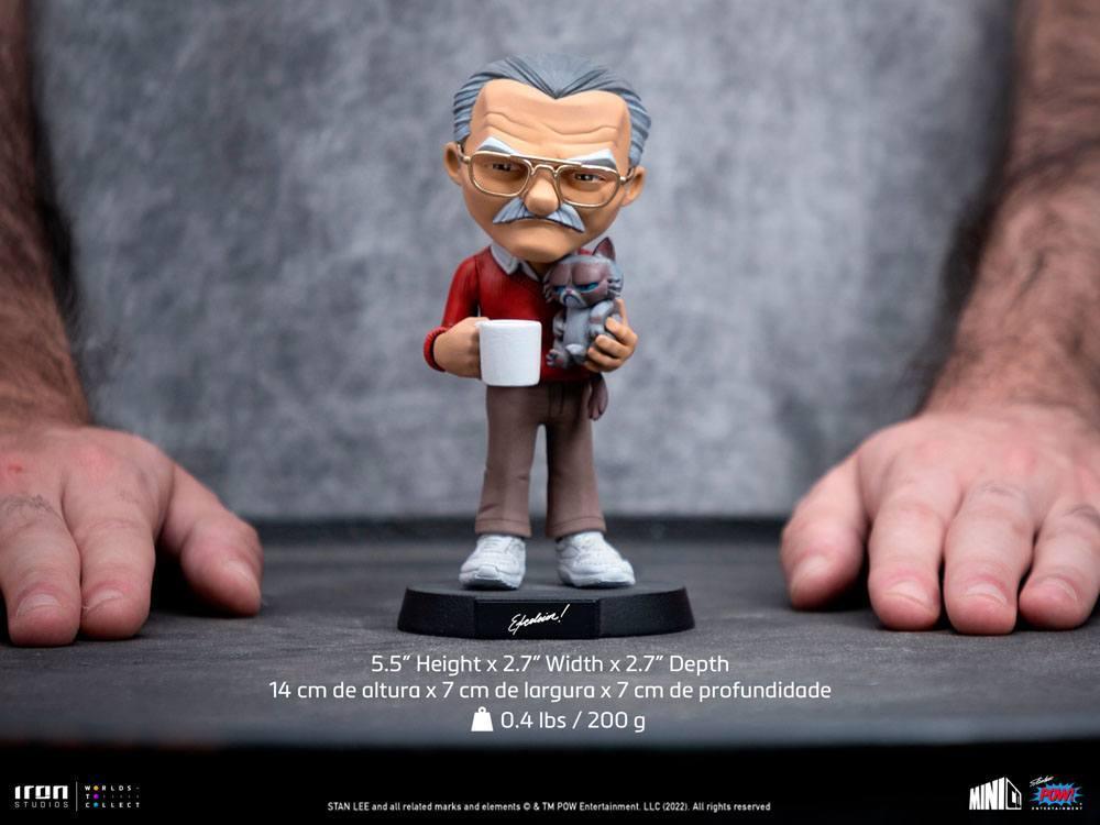 Stan Lee Mini Co. PVC Figur Stan Lee with Grumpy Cat 14 cm