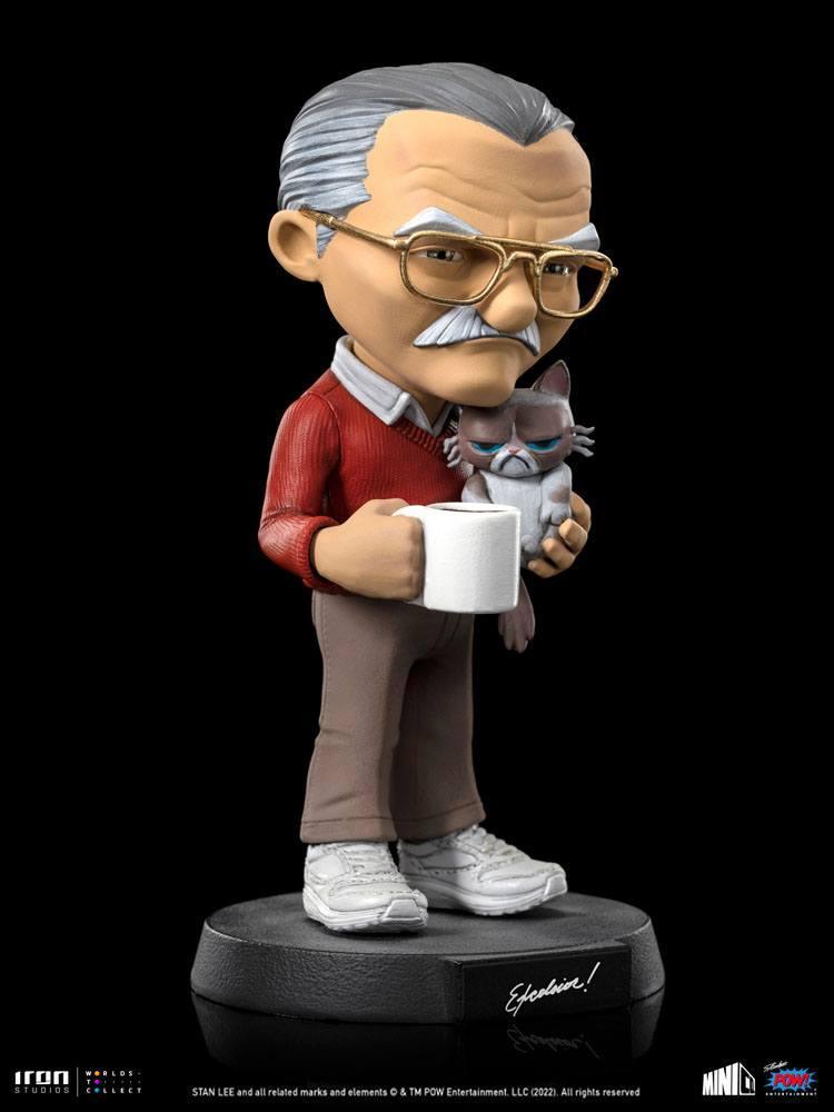 Stan Lee Mini Co. PVC Figur Stan Lee with Grumpy Cat 14 cm