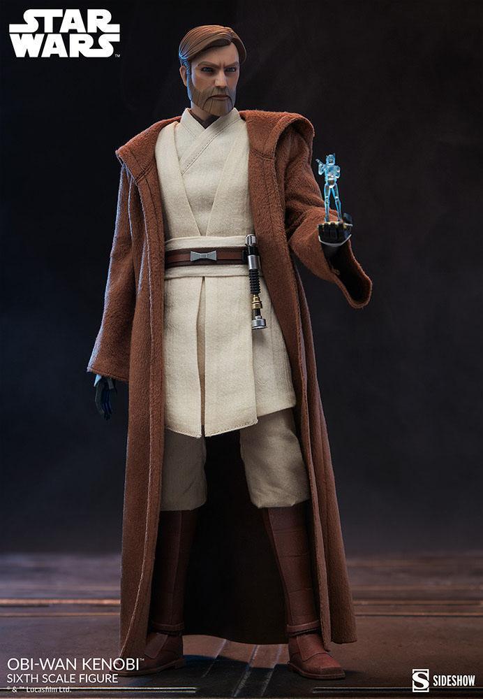 Star Wars The Clone Wars Actionfigur 1/6 Obi-Wan Kenobi 30 cm