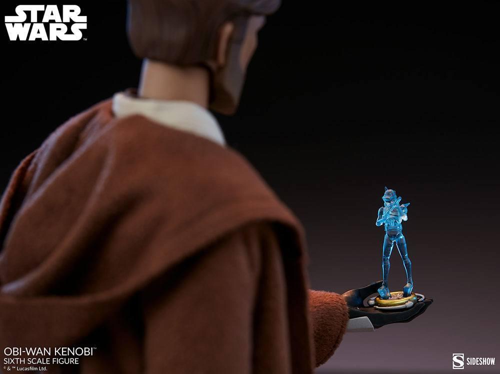 Star Wars The Clone Wars Actionfigur 1/6 Obi-Wan Kenobi 30 cm