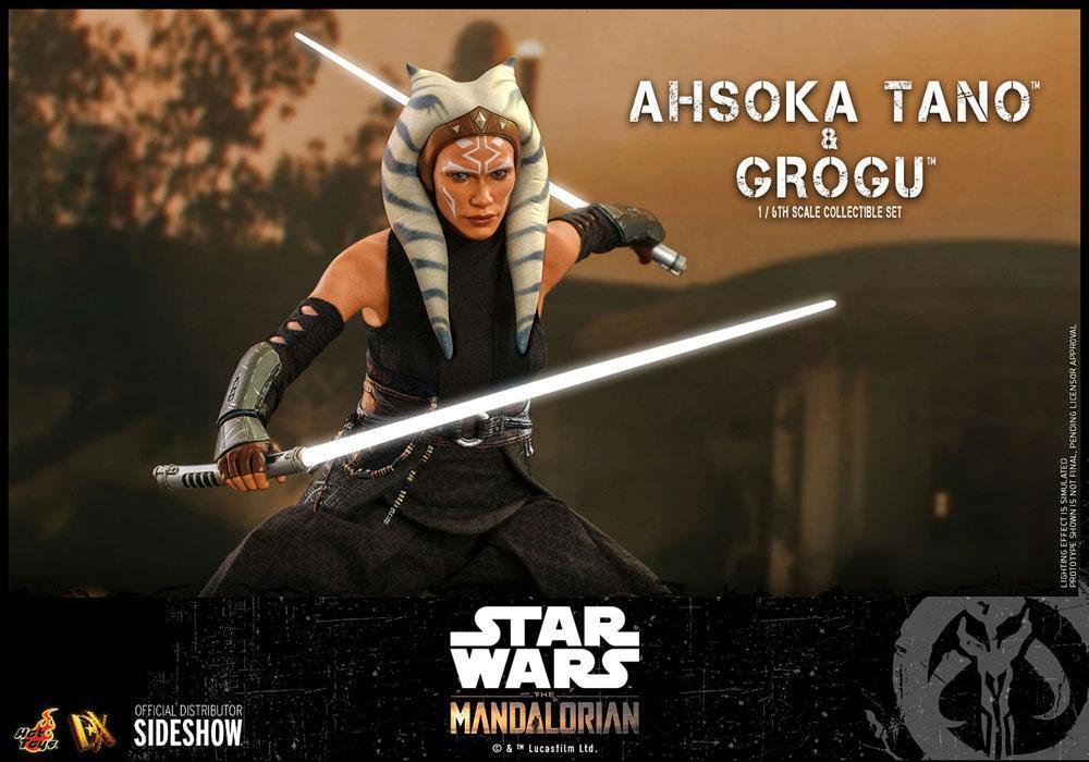 Star Wars The Mandalorian Actionfigur 2-Pack 1/6 Ahsoka Tano & Grogu 29 cm