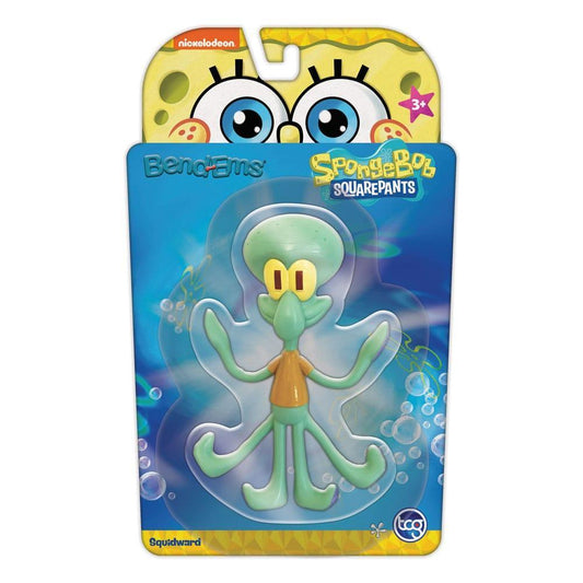 Svampbob Fyrkant SquarePants Bend-Ems Actionfigur Squidward 15 cm