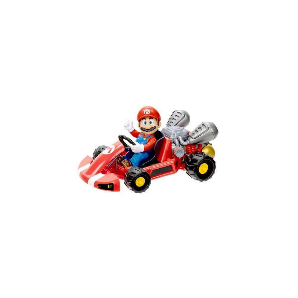 The Super Mario Bros. Movie Mini Actionfigurer with Karts 6 cm Assortment (6)