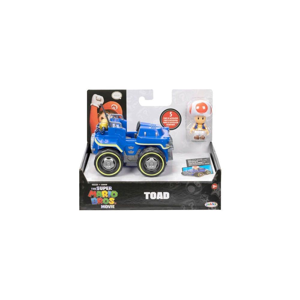 The Super Mario Bros. Movie Mini Actionfigurer with Karts 6 cm Assortment (6)