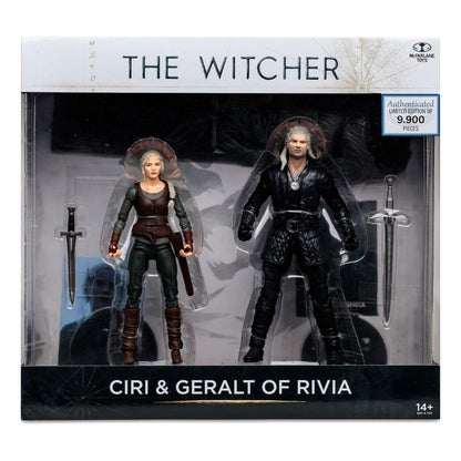 The Witcher Actionfigur Geralt and Ciri (Netflix Season 3) 18 cm